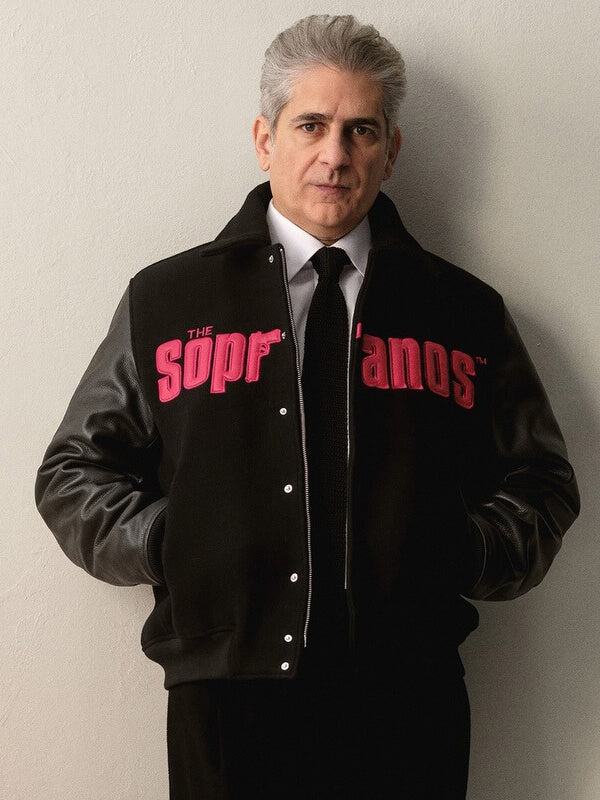 The Sopranos Michael Imperioli Kith Black Varsity Jacket