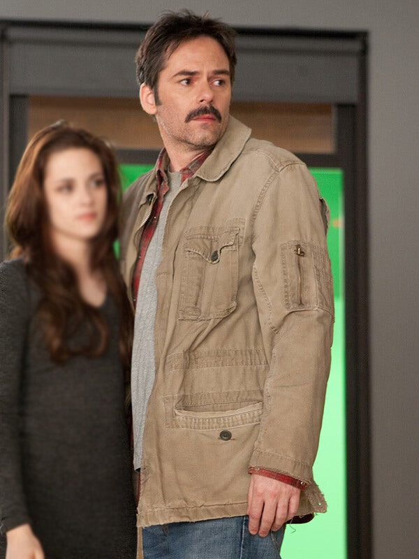 The Twilight Saga Breaking Dawn 2 Charlie Swan Cotton Jacket