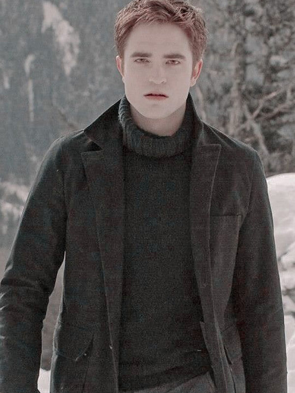 The Twilight Saga Breaking Dawn 2 Edward Cullen Wool Jacket