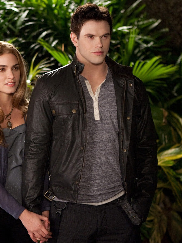 The Twilight Saga: Breaking Dawn 2 Emmett Cullen Black Jacket