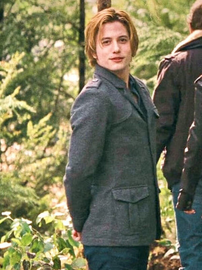 The Twilight Saga: Breaking Dawn 2 Jasper Hale Wool Jacket