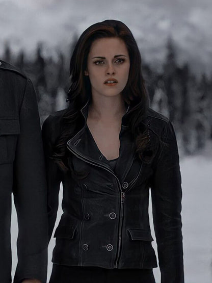 The Twilight Saga Breaking Dawn 2 Kirsten Stewart Biker Jacket