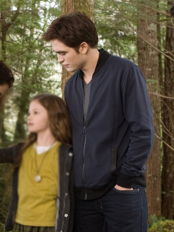 The Twilight Saga Breaking Dawn 2 Robert Pattinson Bomber Jacket
