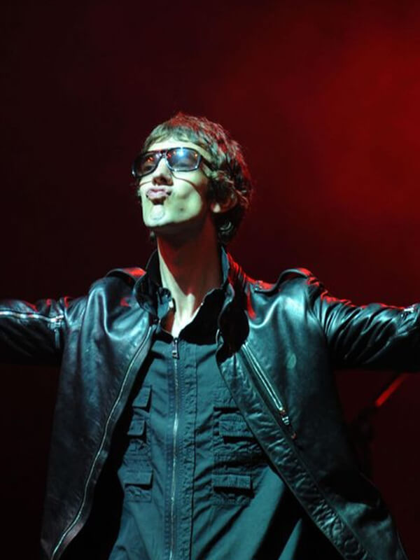 The Verve's Richard Ashcroft Black Leather Jacket