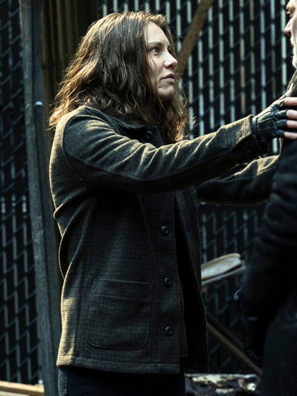 The Walking Dead: Dead City S03 Lauren Cohan Houndstooth Jacket