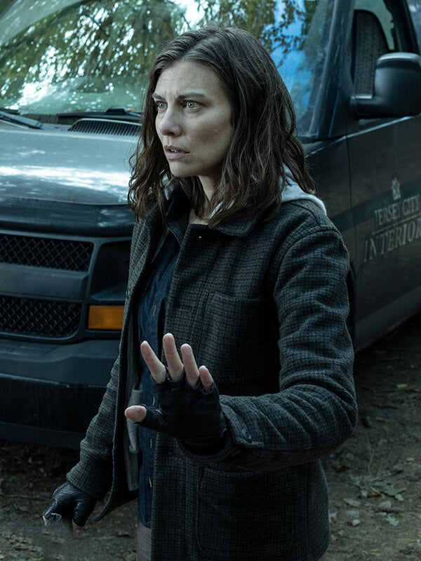 The Walking Dead: Dead City S03 Lauren Cohan Houndstooth Jacket