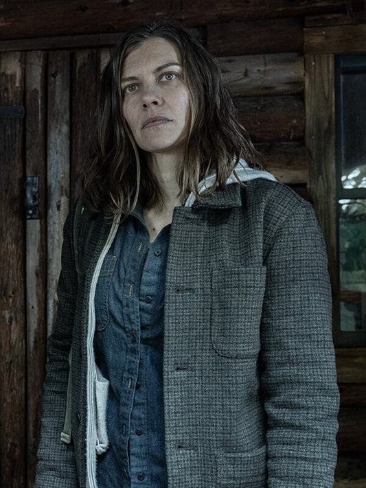 The Walking Dead: Dead City S03 Lauren Cohan Houndstooth Jacket