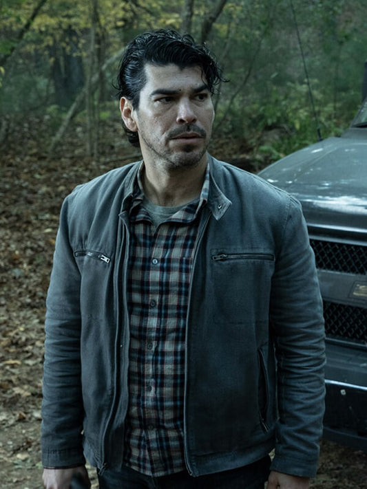 The Walking Dead: Dead City S03 Raul Castillo Suede Jacket