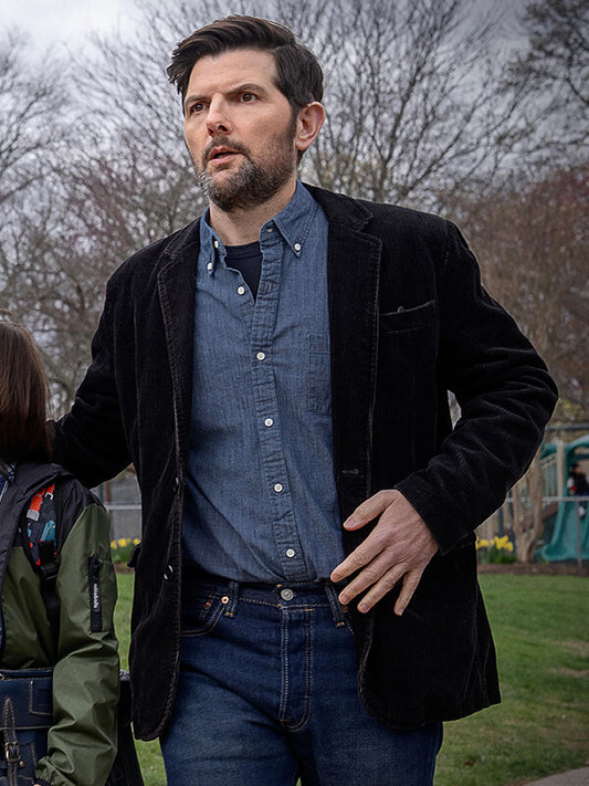 The Whisper Man 2026 Adam Scott Corduroy Coat