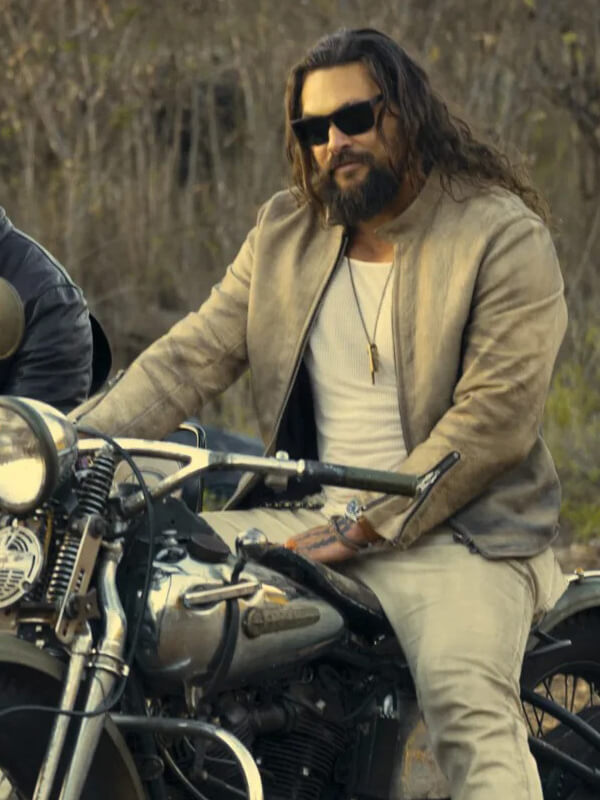 The Wrecking Crew 2026 Jason Momoa Suede Leather Jacket