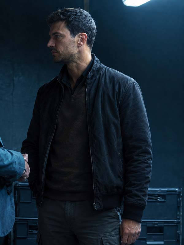 Theo James The Gentlemen S02 Black Wool Jacket