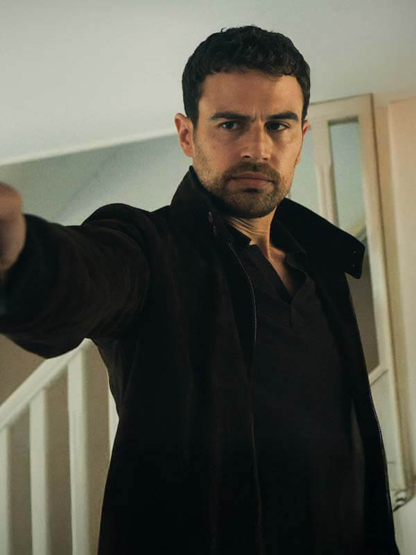 Theo James The Gentlemen S02 Black Wool Jacket