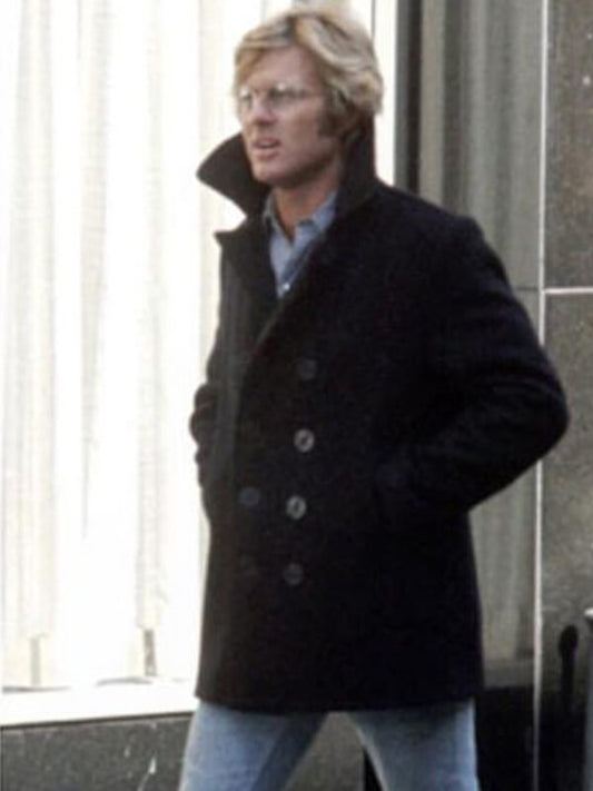 Three Days Of The Condor Robert Redford Black Pea Coat