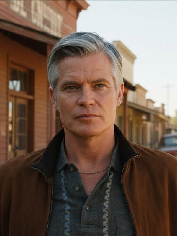 Timothy Olyphant Lucky S01 Brown Suede Jacket