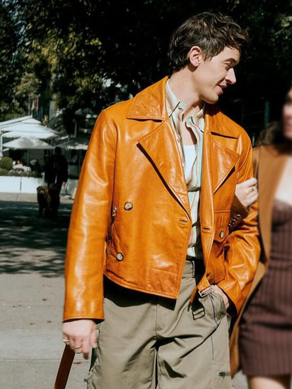 Tom Blyth People We Meet On Vacation Leather Jacket