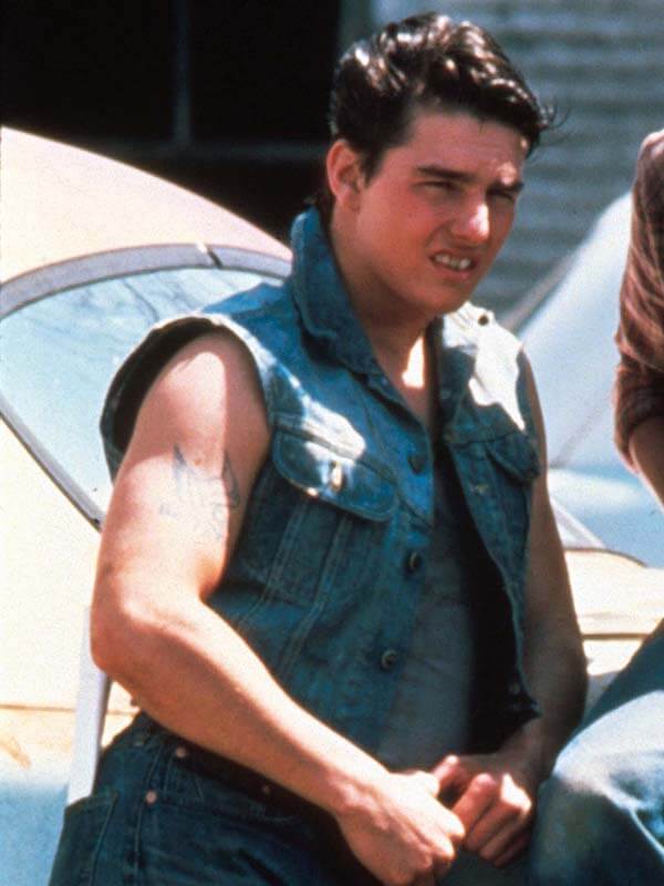 Tom Cruise The Outsiders 1983 Blue Denim Vest