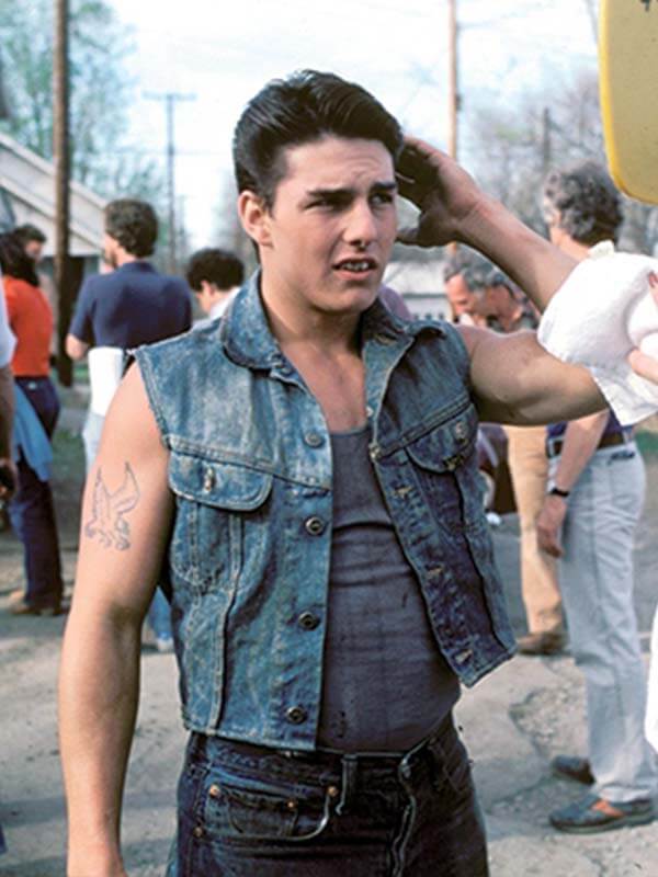 Tom Cruise The Outsiders 1983 Blue Denim Vest