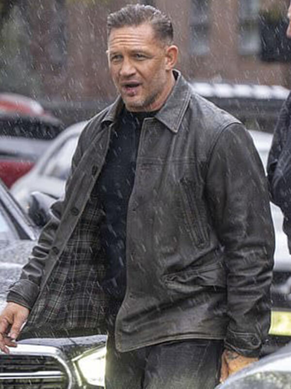 Tom Hardy Biker Black Leather Jacket