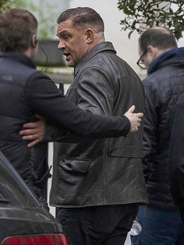 Tom Hardy Biker Black Leather Jacket