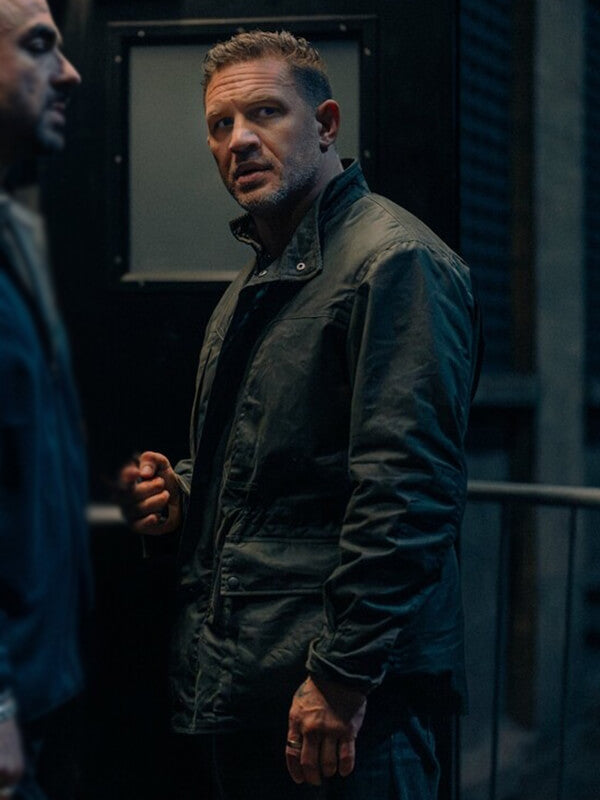 Tom Hardy MobLand S01 Black Cotton Jacket