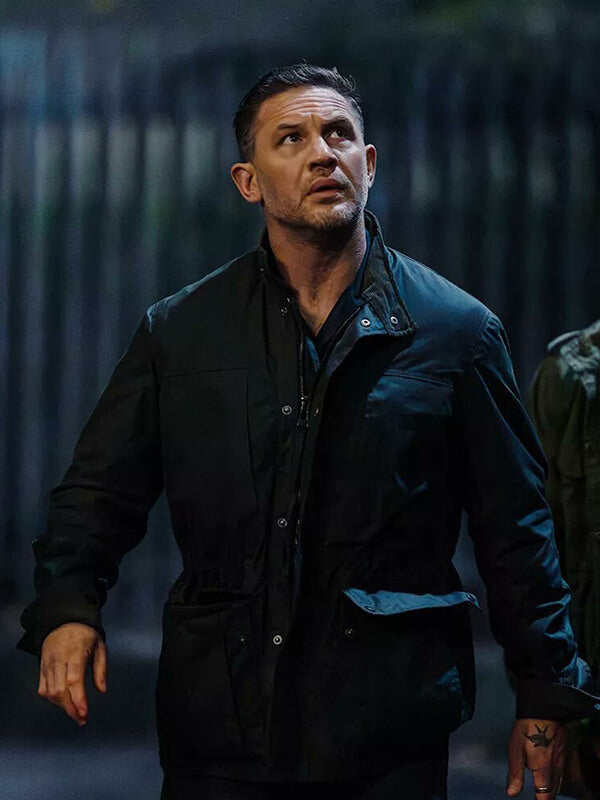 Tom Hardy MobLand S01 Black Cotton Jacket
