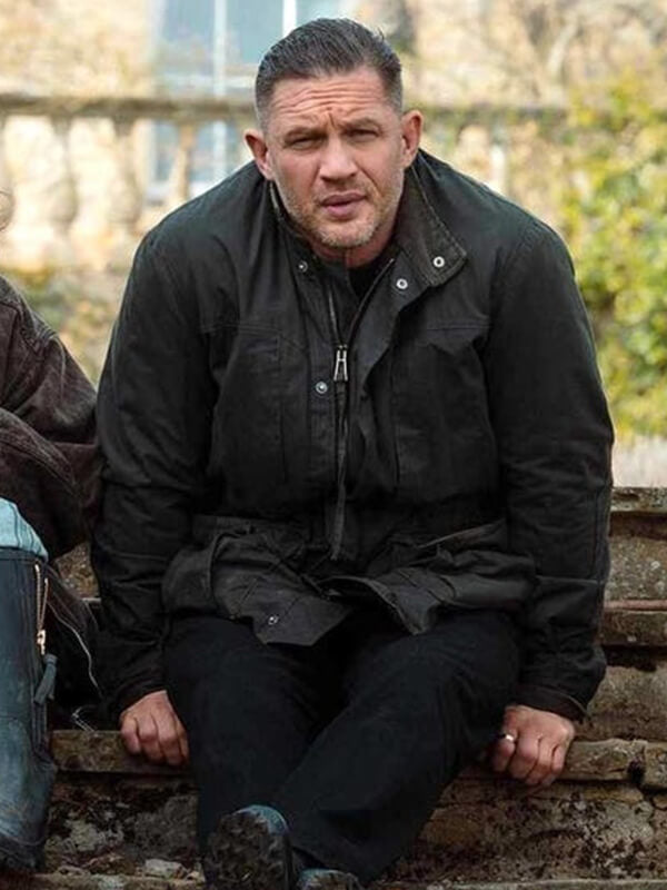 Tom Hardy MobLand S01 Black Cotton Jacket