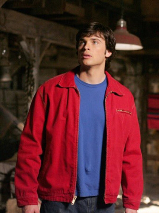 Tom Welling Smallville Clark Kent Red Jacket