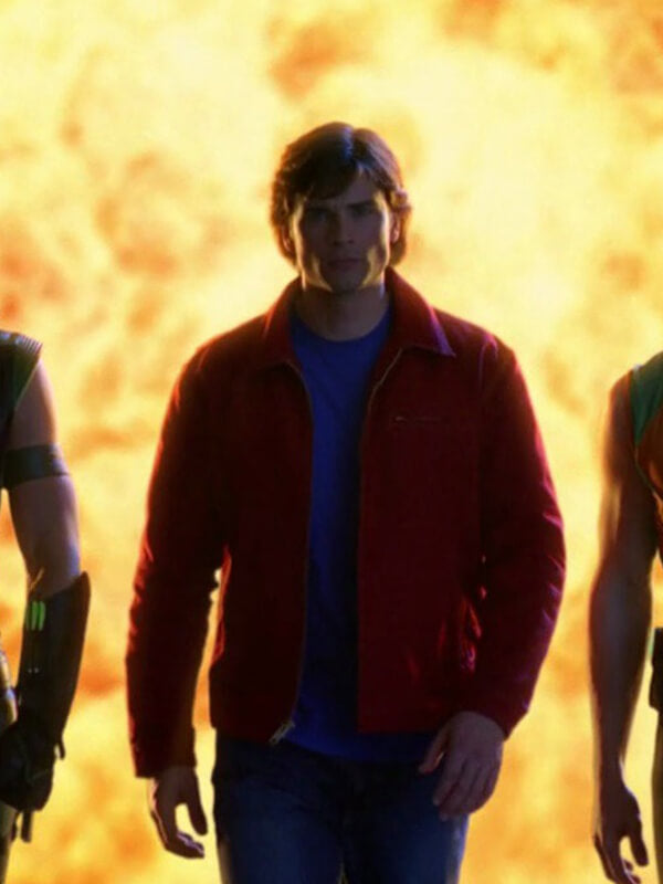 Tom Welling Smallville Clark Kent Red Jacket