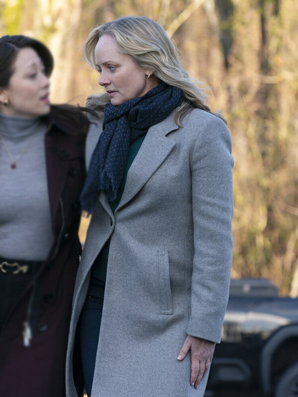Tracker S01 Erika Kennedy Grey Wool Coat