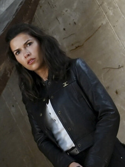 Tracker S02 Billie Matalon Black Leather Jacket