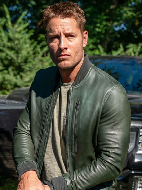 Tracker S02 Colter Shaw Green Leather Bomber Jacket