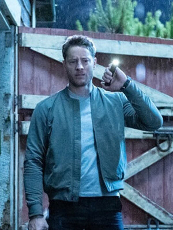 Tracker S02 Colter Shaw Grey Bomber Jacket