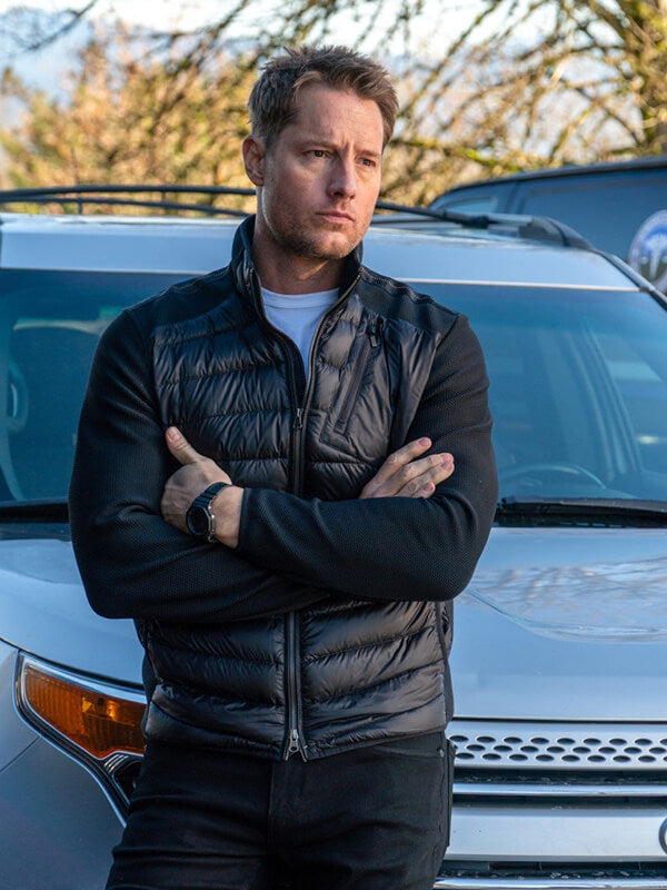 Tracker S02 Justin Hartley Black Puffer Jacket