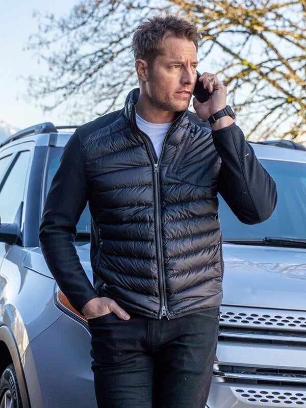 Tracker S02 Justin Hartley Black Puffer Jacket