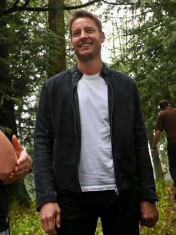 Tracker S02 Justin Hartley Black Suede Jacket