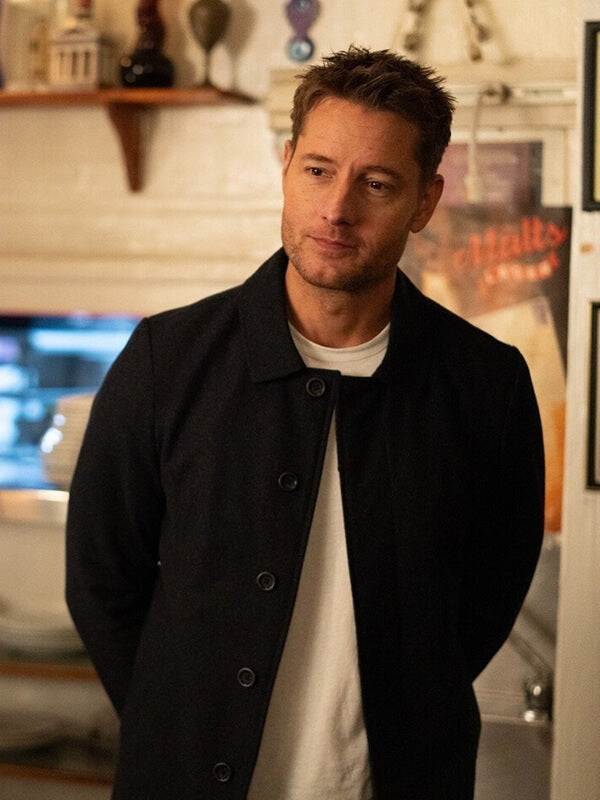 Tracker S03 Justin Hartley Black Wool Jacket