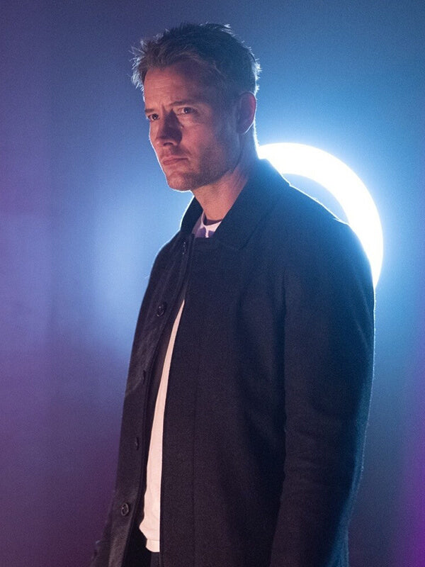 Tracker S03 Justin Hartley Black Wool Jacket