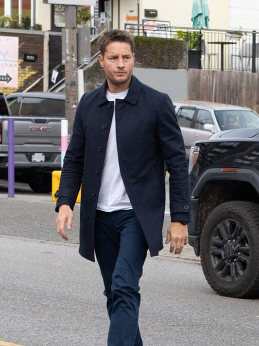 Tracker S03 Justin Hartley Black Wool Jacket