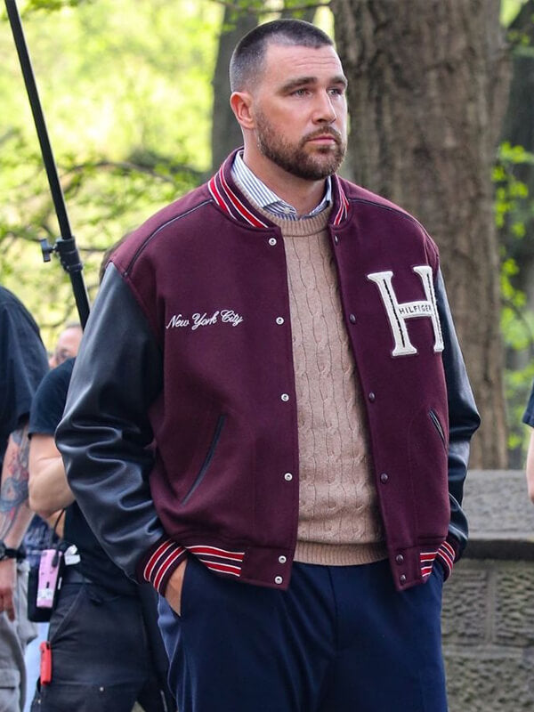 Travis Kelce NYC 2026 Letterman Jacket