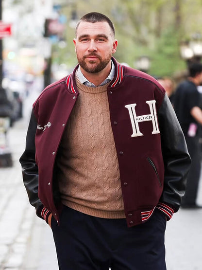 Travis Kelce NYC 2026 Letterman Jacket