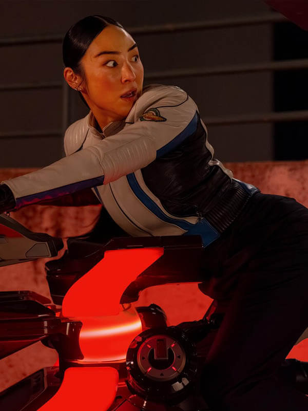 Tron: Ares 2025 Eve Kim Leather Jacket