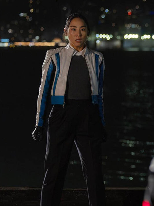 Tron: Ares 2025 Eve Kim Leather Jacket