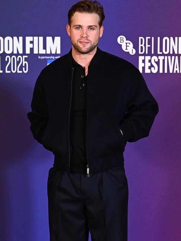 Turner 2025 Leo Woodall Navy Blue Wool Jacket