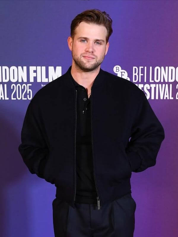 Turner 2025 Leo Woodall Navy Blue Wool Jacket