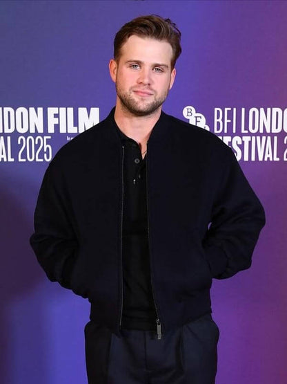 Turner 2025 Leo Woodall Navy Blue Wool Jacket