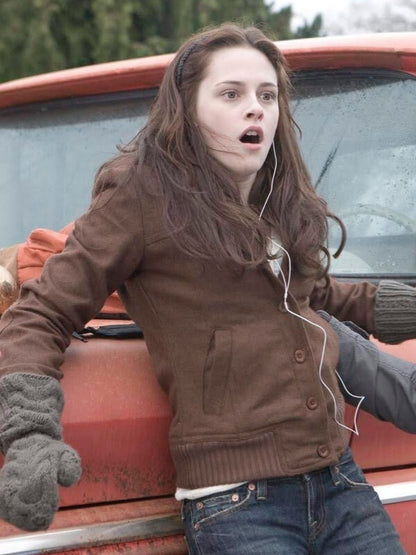 Twilight Bella Swan Brown Wool Jacket