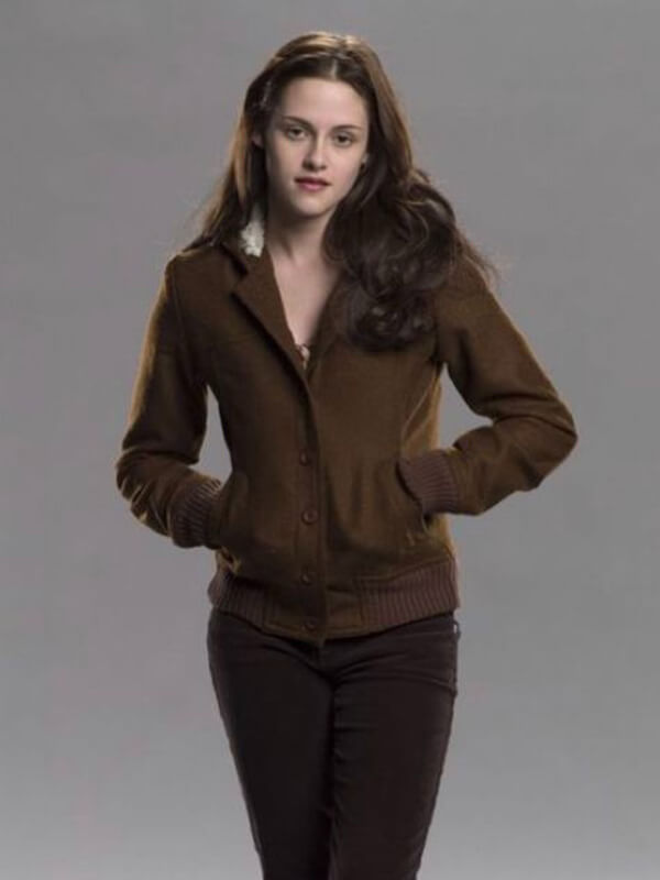 Twilight Bella Swan Brown Wool Jacket