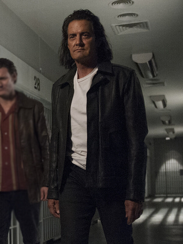 Twin Peaks Dale Copper Black Leather Jacket