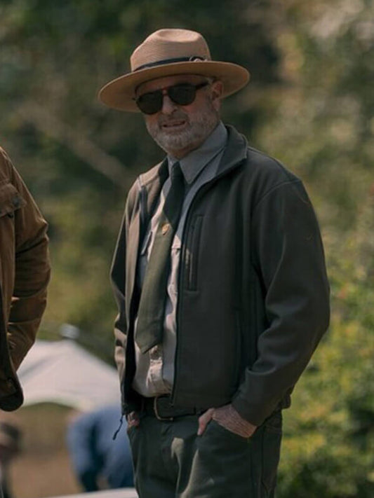 Untamed S01 Sam Neill Green Fleece Jacket