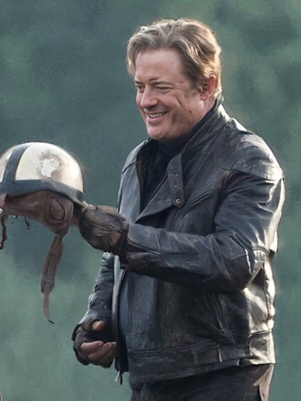Untitled Mummy Project 2027 Brendan Fraser Leather Jacket
